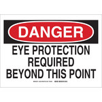 image of Brady B-302 Polyester Rectangle White PPE Sign - 14 in Width x 10 in Height - Laminated - 32423