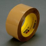 image of 3M Scotch 355 Tan Box Sealing Tape - 36 mm Width x 50 m Length - 3.4 mil Thick - 06650