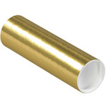 image of Gold Mailing Tubes - 2 in x 6 in - 4012