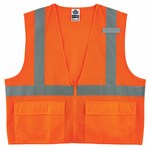 image of Ergodyne Glowear High-Visibility Vest 8220Z 21115 - Size Large/XL - High-Visibility Orange