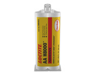 image of Loctite AA H8000 Methacrylate Adhesive - 50 ml Dual Cartridge - B/A - IDH:996453