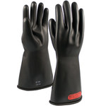 image of PIP Novax 150-0-14 Black 9 Rubber Work Gloves - 14 in Length - Smooth Finish - 150-0-14/9