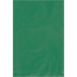 image of Green Flat Poly Bag - 4 in x 6 in - 2 mil Thick - 12933