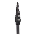 image of Milwaukee 4 - 12 mm Step Drill Bit 48-89-9301 - 5.38 in Overall Length - High Speed Steel