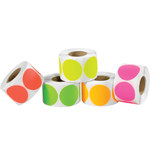 image of Tape Logic DL1235 Blank Circle & Rectangle Packs - Paper - Assorted - 10293