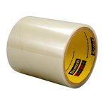image of 3M 9628FL Clear Bonding Tape - 1 in Width x 60 yd Length - 2 mil Thick - PET Liner - 91992