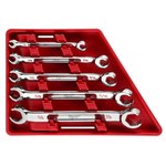 image of Milwaukee 48-22-9470 Double End Flare Nut Wrench Set - Chrome Vanadium Steel