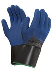 image of Ansell HyFlex 11-948 Blue/Black 9 Cut & Puncture-Resistant Gloves - ANSI A2 Cut Resistance - Nitrile Palm & Fingers Coating