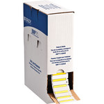 image of Brady Permasleeve BM71-125-175-342YL Die-Cut Printer Sleeve - 1.765 in x 0.235 in - Polyolefin - Yellow - B-342 - 92760