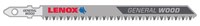 image of Lenox Jigsaw Blade 1991478 - 8/12 TPI - 3/8 in Width x.058 in Thick - Bi-Metal