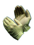 image of PIP Ambi-dex 62-322 White Large Powdered Disposable Gloves - Industrial Grade - 9 in Length - Rough Finish - 5 mil Thick - 62-322/L