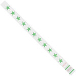 image of Shipping Supply Tyvek Green Spunbonded Olefin Wristbands - 10 in Length - SHP-12585