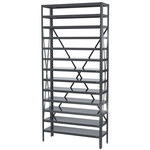 image of Akro-Mils Shelfmax AS1279 Fixed Shelving System - Steel - 13 Shelves