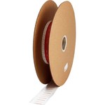 image of Brady PermaSleeve PS-375-2-WT-J Die-Cut Printer Sleeve - 2 in x 0.645 in - Polyolefin - White - B-342 - 90294