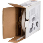 image of Brady BPTLTB-498-240 Printer Label Roll - 0.24 in x 300 ft - Vinyl Cloth - White - B-498 - 62654