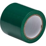 image of Brady Green Floor Marking Tape - 4 in Width x 108 ft Length - 0.0055 in Thick - 01497