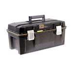 image of Stanley FATMAX Black Plastic Toolbox - 23 in Length - 12 in Wide - 023001W