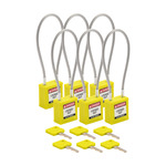 image of Brady Velocity Safety Cable Padlock Lockout Tagout 177466 - 63296