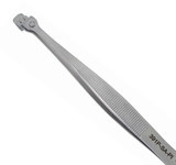 image of Excelta Two Star Wafer Tweezers - Stainless Steel Wafer Tip - 4 3/4 in Length - 391P-SA-PI