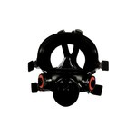image of 3M 7800 Series 7800S-S Black Small Silicone Full Mask Facepiece Respirator