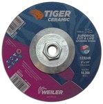 image of Weiler Tiger Ceramic Grinding Wheel 58330 - 6 in - Ceramic - 24 - R