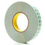 image of 3M 9087 White Bonding Tape - 1 in Width x 55 yd Length - 10.1 mil Thick - Glassine Paper Liner - 07782