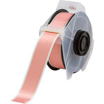 image of Brady 76600 Printer Label Roll - 1.125 in x 100 ft - Polyester - Pink - B-569