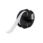 image of Brady Workhorse B33-179-7425 Die-Cut Printer Label Roll - 1 in x 1 in - Polyester - White - B-7425 - 58121