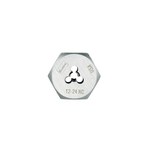 image of Irwin Hanson 12-24 NC Machine Screw Hex Die 6432ZR - High Carbon Steel