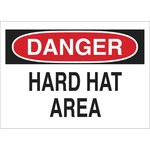 image of Brady B-302 Polyester Rectangle White PPE Sign - 10 in Width x 7 in Height - Laminated - 88101