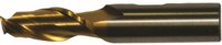 image of Cleveland End Mill C40810 - 3/16 in - High-Performance High-Speed Steel (HSS-E PM) - 2 Flute - 3/8 in Straight w/ Weldon Flats Shank