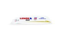 image of Lenox Gold Curved Extreme Metal Reciprocating Saw Blade 210926108GR - 8 TPI - 1 in Width x 0.042 in Thick - Bi-Metal