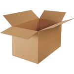 image of Kraft Double Wall Corrugated Box - 22 in x 36 in x 22 in - 2113