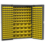 image of Akro-Mils HD4824F Bin Cabinet - Steel - Gray - 24 in x 48 in x 72 in