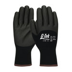 image of PIP G-Tek PolyKor 41-7322 Black Large Cold Condition Gloves - PVC Palm & Fingers Coating - 41-7322/L