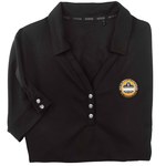 image of Ergodyne Black Large Scrub Shirt - 720476-90174