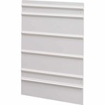 image of Brady Plastic White Sign Wall Mount - 24 in Width x 36 in Height - 140747
