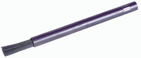 Weiler Stainless Steel Hand Wire Brush - 3 3/4 in Length - 0.0104 in Bristle Diameter - 99823