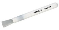 image of Excelta Four Star Straight Tip Brush - 4 1/2 in Length - 1 in Bristle Length - 1/2 in Wide - Plastic Handle - Nylon, Heat-Resistant Bristle - 211D-N