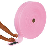image of Pink Anti Static Foam Rolls - 12 in x 550 ft x 1/8 in - 7717