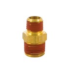image of Bostitch Hex Nipple Reducer 38M-14M - 1/4 in NPT M 3/8 in NPT M Thread - 46615