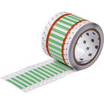 image of Brady Permasleeve 2HX-094-2-GR-S Die-Cut Printer Sleeve - 1.969 in x 0.197 in - Polyolefin - Green - B-7642 - 65365