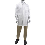 image of PIP Uniform Technology StatMaster BR51C-47WH-L ESD Lab Coat - Large - White - 83014