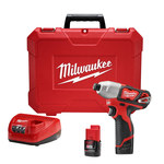 image of Milwaukee M12 Impact Driver Kit - 2462-22