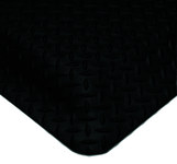 image of Wearwell Smart Anti-Fatigue Mat 497.1x2x3BK - 2 ft x 3 ft, PVC Surface - Diamond-Plate - Black - 01540