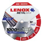 image of Lenox MetalMax Cut-Off Wheel 17176 - Type 1 (Straight) - 10 in - Diamond