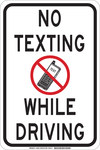 image of Brady B-555 Aluminum Rectangle White Stop Signs, Traffic Control Signs & Banners Sign - 12 in Width x 18 in Height - 129480