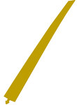 image of Wearwell Rejuvenator Anti-Fatigue Modular Mat Tile 502.58x2x39FYL - 2 in x 39 in, Recycled Urethane Sponge - Raised Squares - Yellow - 40613