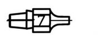 image of Weller 0051314799 Desolder - Eccentric Tip - Desolder - Eccentric - 22529