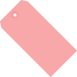 image of Shipping Supply Pink 13 Point Cardstock Colored Tags - 13453